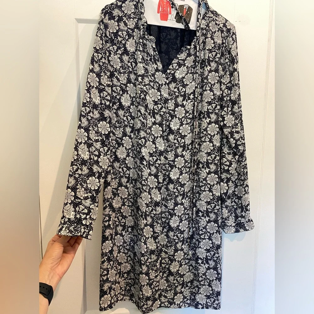 Floral dress from The Loft, long sleeve, short dress. NWOT never worn. - Picture 1 of 5